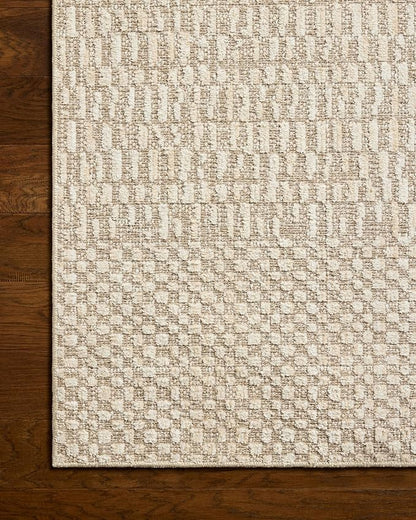 Loloi Amber Lewis Bexley Collection BEX-01 Natural/Birch 2'-7" x 8'-0" Runner Rug Neutral, Textured, Living, Bedroom, Dining, Carpet
