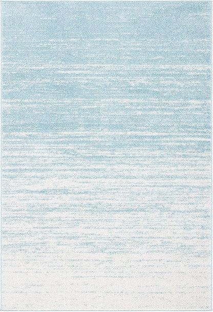 SAFAVIEH Area Rug 10x14 - Adirondack Collection - Large - Aqua & Ivory, Modern Ombre Design, Non Shedding & Easy to Clean, Ideal for Living Room, Bedroom, Office, Dining Space (ADR113J)