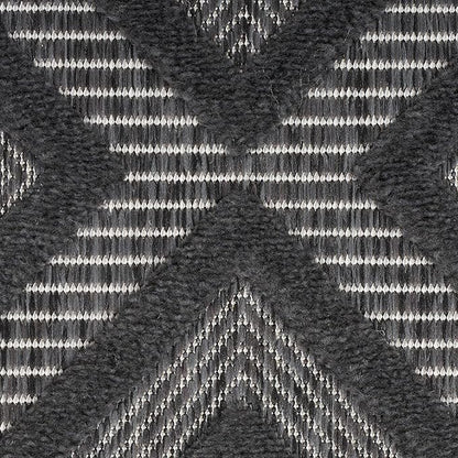 Nourison Home Versatile Charcoal Black 2' x 6' Area Rug - Easy Clean, Non Shedding, Bed Room, Living Room, Dining Room, Kitchen (6' Runner)
