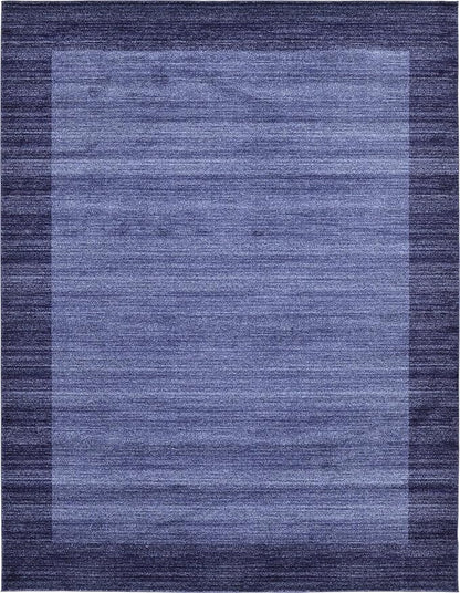 Rugs.com Angelica Collection Rug – 10' x 13' Navy Blue Medium Rug Perfect for Living Rooms, Large Dining Rooms, Open Floorplans
