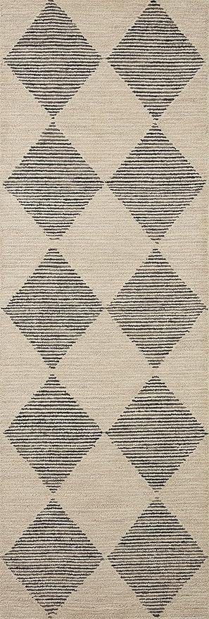 Loloi Chris Loves Julia Francis Collection FRA-01 Beige/Charcoal 2'-3" x 3'-9" Accent Rug