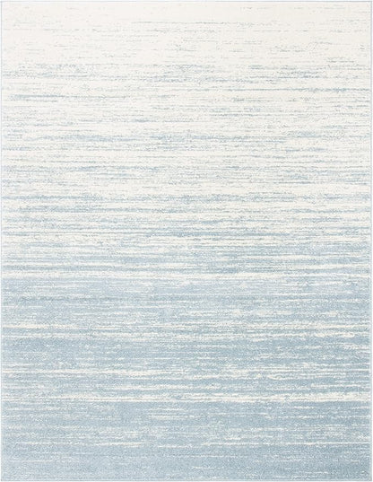 SAFAVIEH Area Rug 9x12 - Adirondack Collection - Large - Slate & Cream, Modern Ombre Design, Non Shedding & Easy to Clean, Ideal for Living Room, Bedroom, Office, Dining Space (ADR113T)
