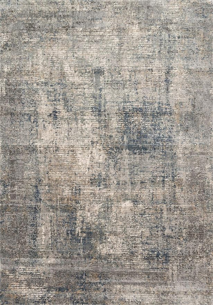 Loloi Teagan Collection TEA-05 Denim/Slate 2'-8" x 10'-6" Runner Rug, Large, Soft Neutral Rug, High-Traffic for Living Room, Bedroom, Home Office, Dining Area