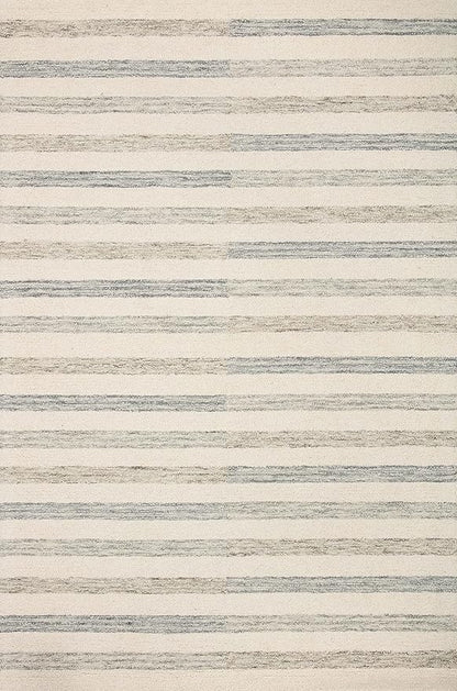 Loloi Chris Loves Julia Chris Collection CHR-05 Ivory/Slate 2'-0'' x 5'-0'', .50" Pile Height, Accent Rug