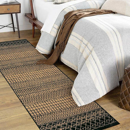 Moroccan Kitchen Runner Rug, 2x6 Ultra Soft Rugs Runners for Hallways Non Slip, Washable Bathroom Runner Rugs Vintage Rug for Kitchen Entryway Laundry Bedroom