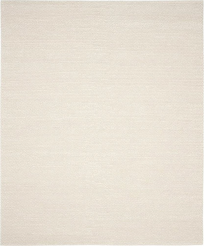 SAFAVIEH Area Rug 10x14 - Natura Collection - Large - Ivory, Handmade Wool Blend, Textured Design, Ideal for Living Room, Bedroom, Dining Space (NAT620A)