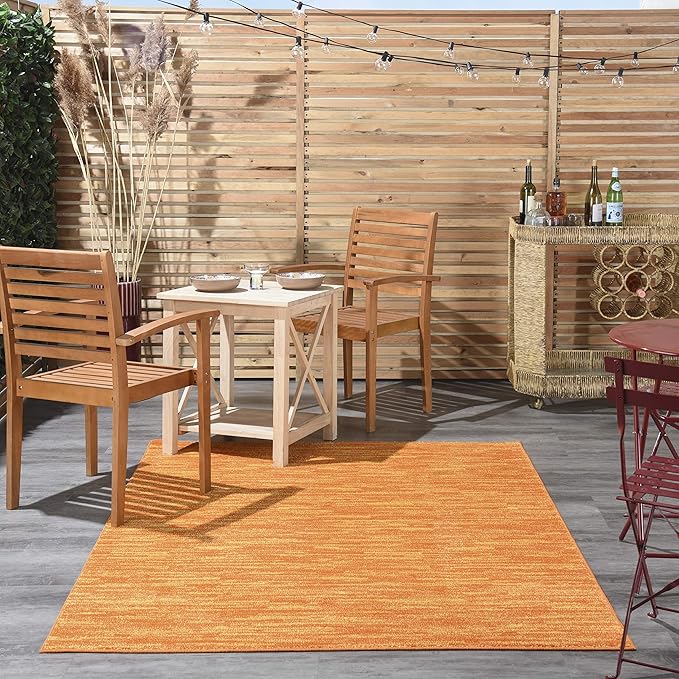 Nourison Home Nourison Essentials Sunburst 6' x 9' Area Rug - Easy Clean, Non Shedding, Bed Room, Living Room, Dining Room, Kitchen (6' x 9')