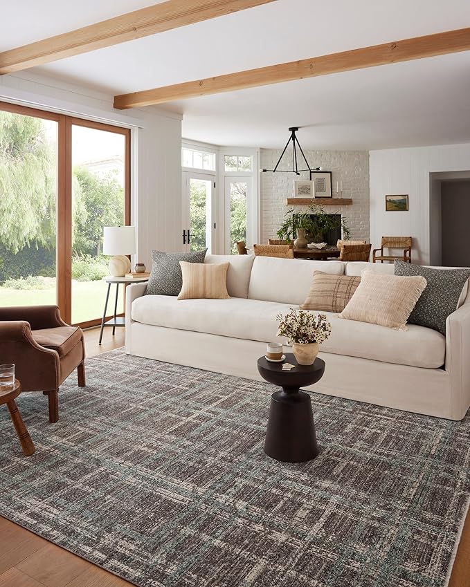 Loloi Angela Rose Ember Collection EMB-08 Espresso/Multi 7'-10" x 10' Area Rug