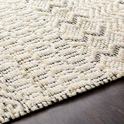 Mark&Day Area Rugs, 6x9 Greensburg Global Cream Area Rug, Cream Grey Carpet for Living Room, Bedroom or Kitchen (6' x 9')
