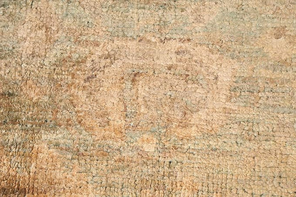 Rug Source Tribal Collection 7x9 Moroccan Area Rug, Hand Knotted Beige & Ivories Floral Rug, Oriental Jute Carpet for Bedroom, Living Room, Dining Room