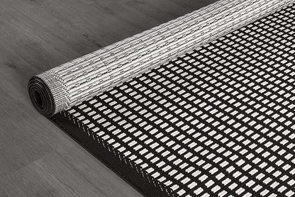 Beverly Rug Micro Loop Area Rug Black/White 5x7 Geometric Modern Luxury Zebra Durable Soft Indoor Rugs for Living Dining Room Office Stain Resistant Non Shedding Casual Indoor Carpet 5 x 7