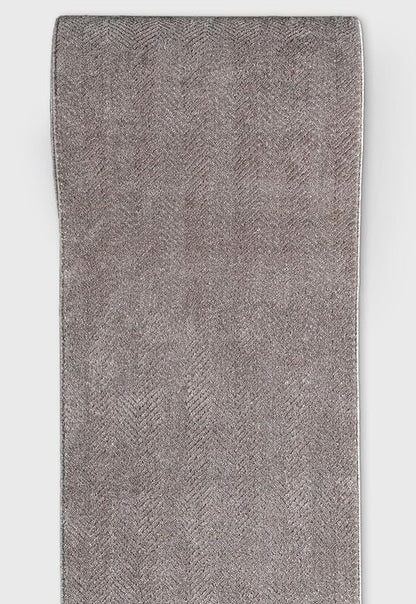 Well Woven Custom Size Hallway & Stair Runner- Harlow Pompeii Taupe 31 Inches Wide x 70 Feet Long Runner (31" x 70') Runner Rug - Modern Chevron Pattern, Ultra-Soft, Easy-Clean