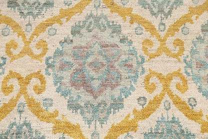 Rug Source Transitional Collection 5x8 Oushak Area Rug, Hand Knotted Beige & Ivories All-Over Rug, Oriental Jute Carpet for Bedroom, Living Room, Dining Room