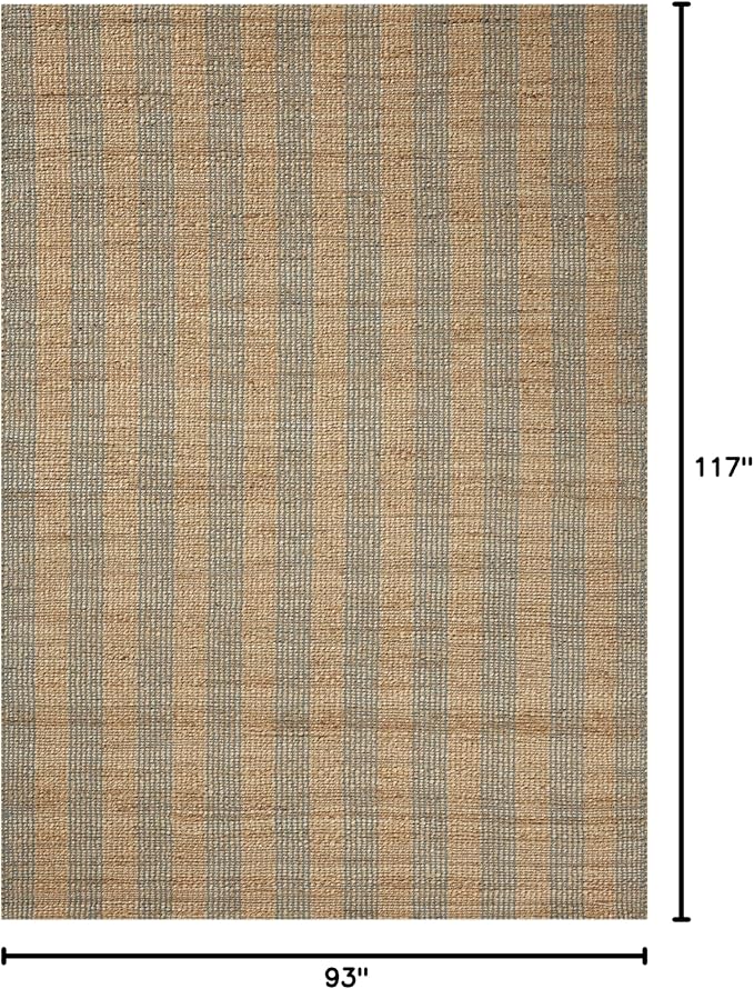 Loloi Chris Loves Julia Judy Collection JUD-04 Natural/Sky 7'-9" x 9'-9" Area Rug