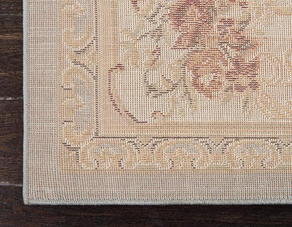 Unique Loom Versailles Collection Traditional Classic Medallion Motif Area Rug (9' 0 x 12' 0 Rectangular, Slate Blue/ Ivory)