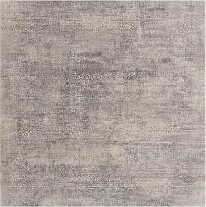 Unique Loom Finsbury Collection Area Rug - Sarah (7' 10" Square, Gray/ Ivory)