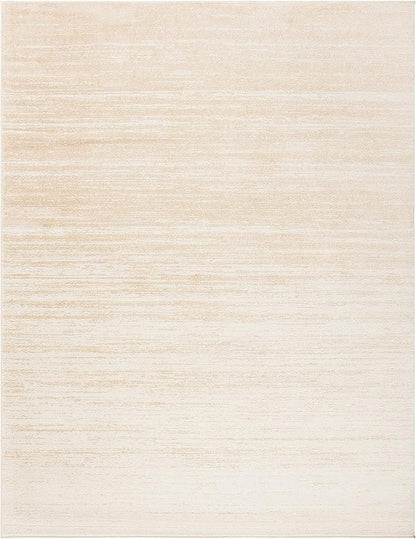 SAFAVIEH Area Rug 9x12 - Adirondack Collection - Large - Champagne & Cream, Modern Ombre Design, Non Shedding & Easy to Clean, Ideal for Living Room, Bedroom, Office, Dining Space (ADR113W)