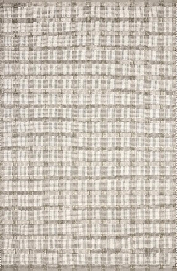 Loloi Magnolia Home by Joanna Gaines Ryder Collection RYD-02 Stone/Ivory 2'-6" x 7'-6" Runner Rug