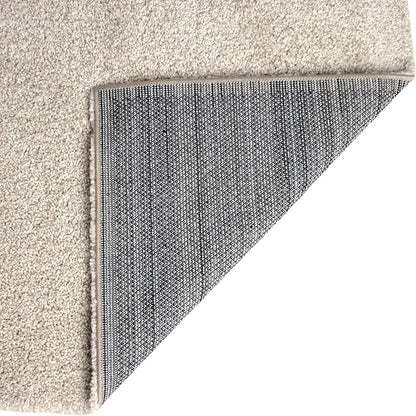 Unique Loom Solo Collection Area Rug - Calabasas (5' 3" Octagon, Ivory)