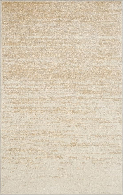 SAFAVIEH Adirondack Collection Accent Rug - 2'6" x 4', Champagne & Cream, Modern Ombre Design, Non Shedding & Easy to Clean, Ideal for Front Door, Kitchen, Entryway, Accent Space (ADR113W)