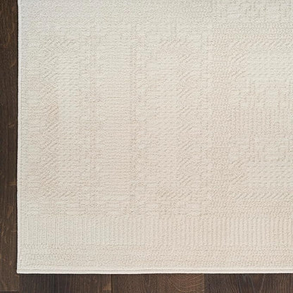 Nourison Home Nordic Ivory 4' x 6' Area Rug - Easy Clean, Non Shedding, Bed Room, Living Room, Dining Room, Kitchen (4' x 6')