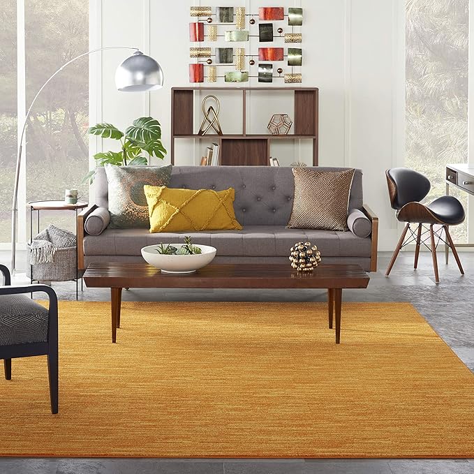Nourison Home Nourison Essentials Sunburst 9' x 12' Area Rug - Easy Clean, Non Shedding, Bed Room, Living Room, Dining Room, Kitchen (9' x 12')