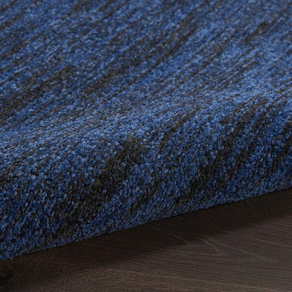 Nourison Home Nourison Essentials Midnight Blue 7' x Square Area Rug - Easy Clean, Non Shedding, Bed Room, Living Room, Dining Room, Kitchen (7' x Square)