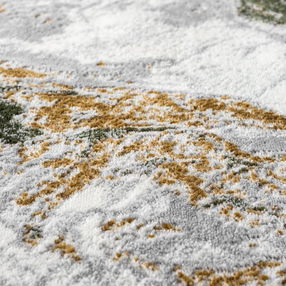 LUXE WEAVERS Marble Swirl Abstract Area Rug, Green 2x3