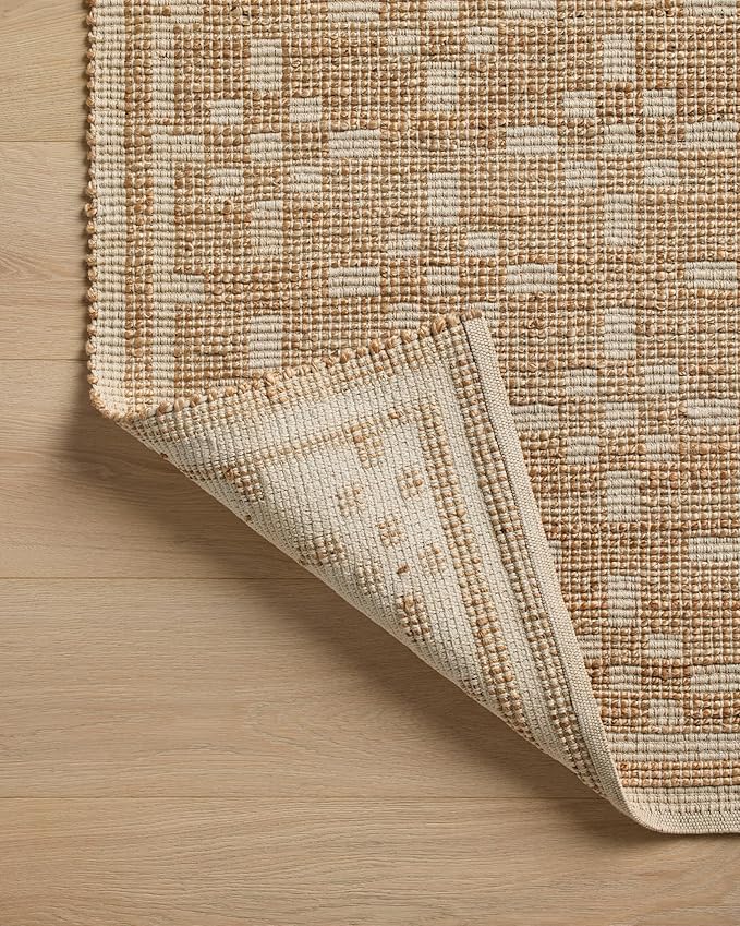 Loloi Chris Loves Julia Judy Collection JUD-07 Natural/Ivory 2'-6" x 7'-6" Runner Rug