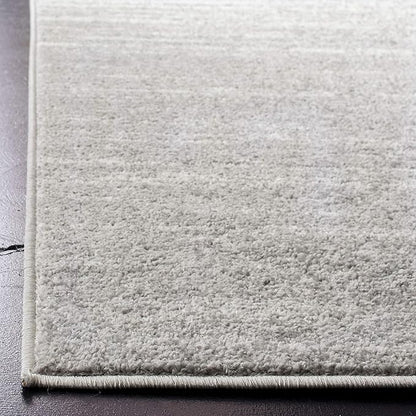 SAFAVIEH Adirondack Collection Area Rug - 6' x 8' Oval, Light Grey & Grey, Modern Ombre Design, Non Shedding & Easy to Clean, Ideal for Living Room, Bedroom, Office, Dining Space (ADR113C)