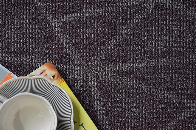 Furnish my Place Geometrical Pattern Indoor/Outdoor Refine Purple Rug, Abstract Area Rug, Home Decor Mat, Contemporary Rug for Living Room, Made in USA -2' x 4' Rectangle