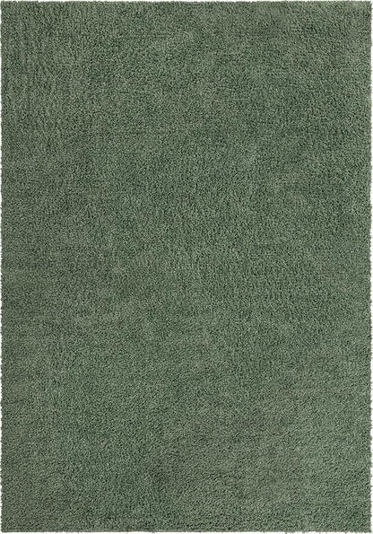 Unique Loom Davos Shag Collection Area Rug - Solid (10' x 14' 1" Rectangle, Sage)