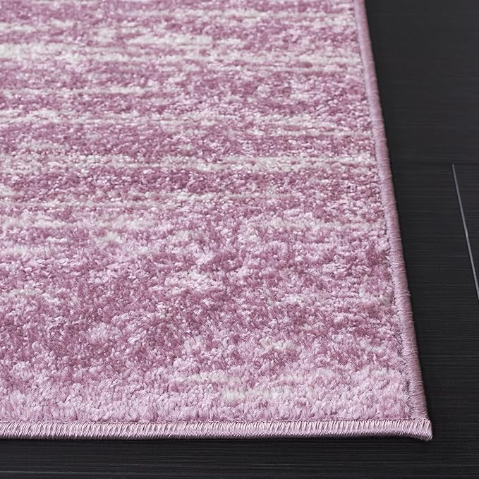 SAFAVIEH Adirondack Collection Runner Rug - 2'6" x 14', Cream & Purple, Modern Ombre Design, Non Shedding & Easy to Clean, Ideal for Hallway, Foyer, Kitchen, Entryway, Bedroom (ADR113L)