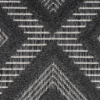 Nourison Home Versatile Charcoal Black 6' x 9' Area Rug - Easy Clean, Non Shedding, Bed Room, Living Room, Dining Room, Kitchen (6' x 9')