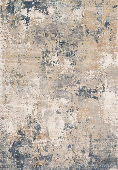 Loloi Teagan Collection TEA-06 Sand/Mist 11'-6" x 15' Area Rug, Large, Soft Neutral Rug, High-Traffic for Living Room, Bedroom, Home Office, Dining Area