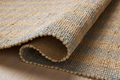Loloi Chris Loves Julia Judy Collection JUD-04 Natural/Sky 8'-6" x 11'-6" Area Rug