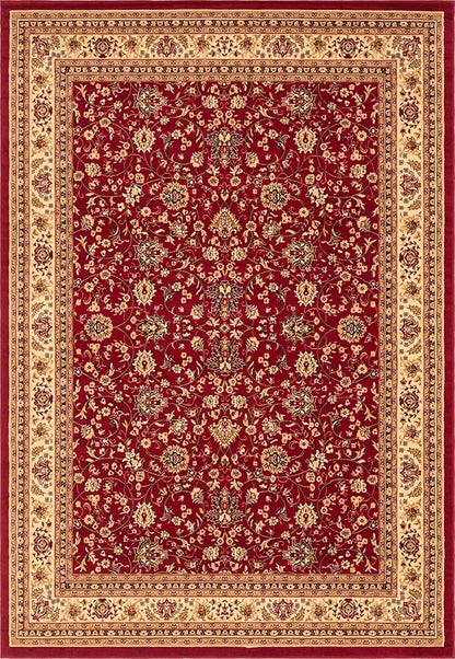 Unique Loom Sialk Hill Collection Area Rug - Washington (9' 10" x 14' 1" Rectangle Burgundy/Cream)