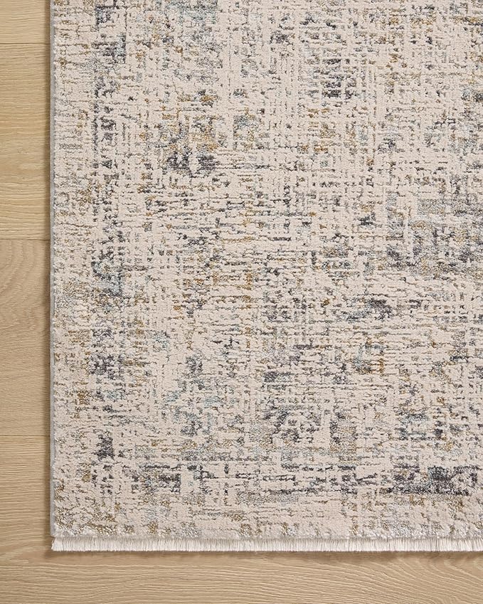Loloi Amber Lewis Alie Collection ALE-02 Sand/Sky 2'-3'' x 3'-10'', .13'' Pile Height, Accent Rug