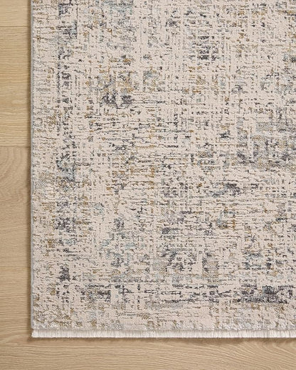 Loloi Amber Lewis Alie Collection ALE-02 Sand/Sky 9'-6'' x 13'-1'', .13'' Pile Height, Area Rug