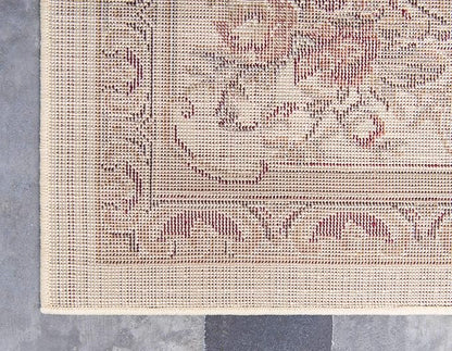 Unique Loom Versailles Collection Traditional Classic Floral Motif Area Rug (6' 0 x 9' 0 Rectangular, Ivory/ Tan)