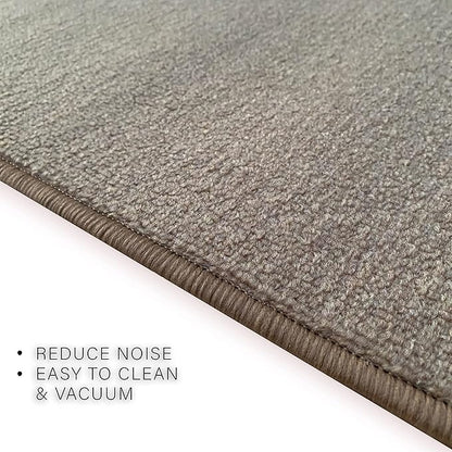 Custom Made Runner Rug Low Pile with Rubber Backing for Kitchen Foyer Hallway Entry Choose Your Length Size 31 Inch Wide Solid and Plain Beige Color (3 feet x 31 Inch)