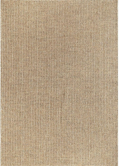 Easy Jute Rugs 4x6 Natural Color Living Room Indoor Outdoor Area Rug for Farmhouse Patio and Kitchen Rug High Traffic Washable Easy to Clean Solid Boho Woven Design Outside Carpet (4 x 6)