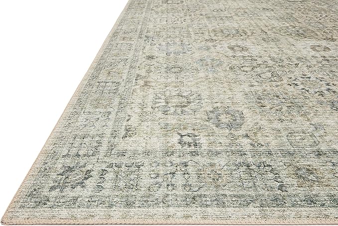 Loloi II Skye Collection SKY-14 Natural/Sage 2'-6" x 7'-6" Runner Rug