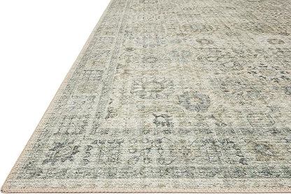 Loloi II Skye Collection SKY-14 Natural/Sage 5'-0" x 7'-6" Area Rug