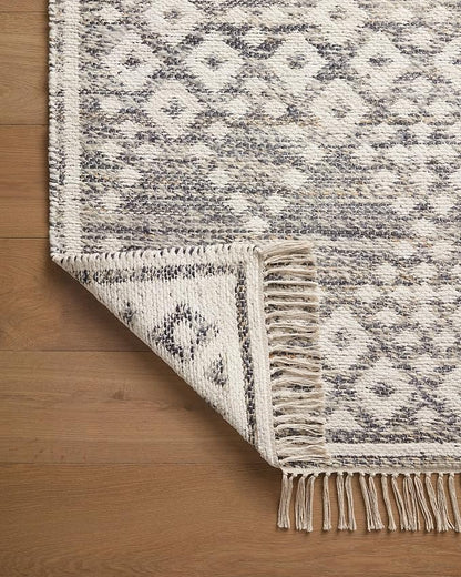 Loloi Angela Rose Rivers Collection RIV-01 Denim/Ivory 9'-3" x 13' Reversible Area Rug