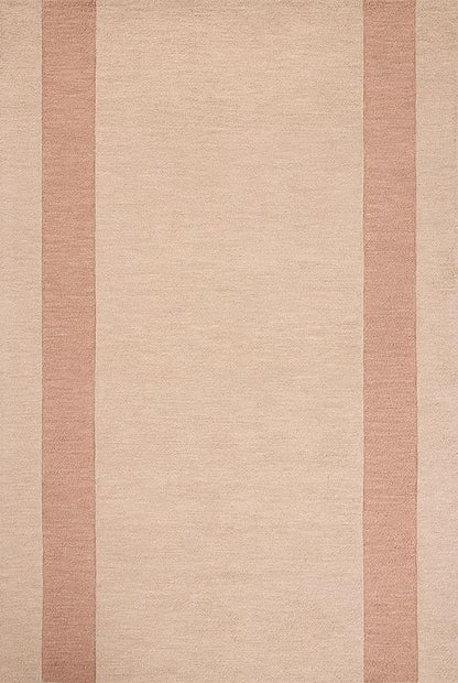 Loloi Leanne Ford Craven Collection CVN-01 Blush/Rose 8'-6" x 11'-6" Area Rug Geometrical, Patterned, Neutral, Living Room, Bedroom, Dining Room