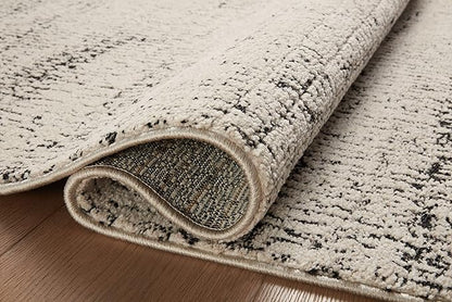 Loloi Darby Collection DAR-02 Oatmeal/Charcoal 7'-10" x 10' Area Rug