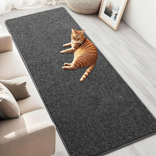 HQAYW 2x6 Soft Runner Rug for Hallways, Thickened Memory Foam Small Throw Bedside Rugs for Bedroom Living Room, Low Pile Washable Non Slip Carpet for Teens Kids Nursery Dorm Decor, Dark Grey