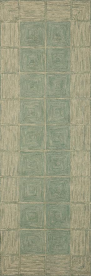 Loloi Chris Loves Julia Francis Collection FRA-02 Green/Natural 2'-3" x 3'-9" Accent Rug