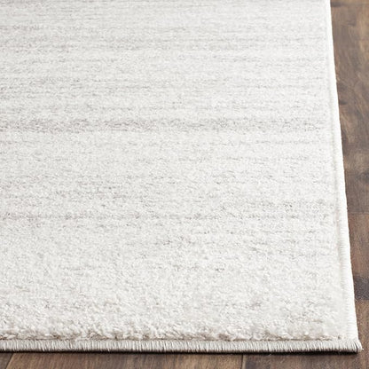 SAFAVIEH Area Rug 12x15 - Adirondack Collection - Large - Ivory & Silver, Modern Ombre Design, Non Shedding & Easy to Clean, Ideal for Living Room, Bedroom, Office, Dining Space (ADR113B)